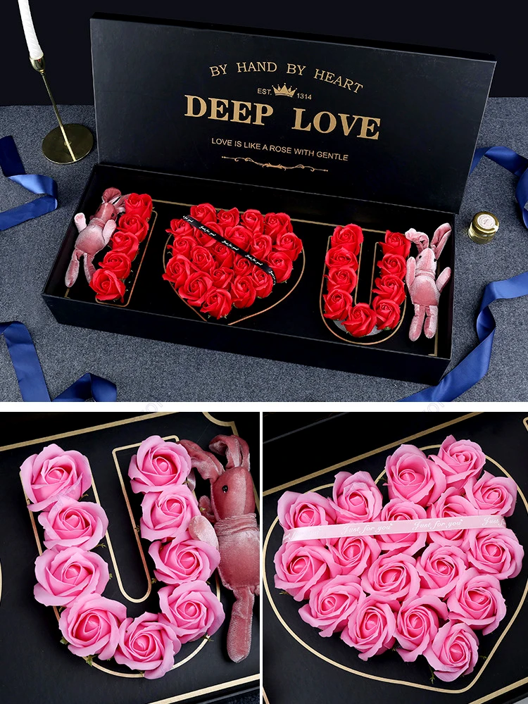 Valentine Day Gift Box Wedding Birthday Girl Women I Love You