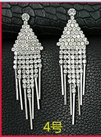 10 пар Bling клипсы со стразами значок для украшения для одежды стеклянные кристаллы украшения-бисер броши аксессуары - Цвет: design 04-10pairs