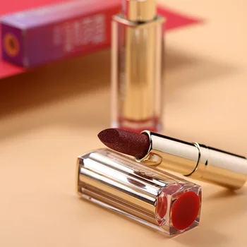 

New Hot 1 Pcs Shining Lipstick Waterproof Long Lasting Velvet Lip Sticks SMR88