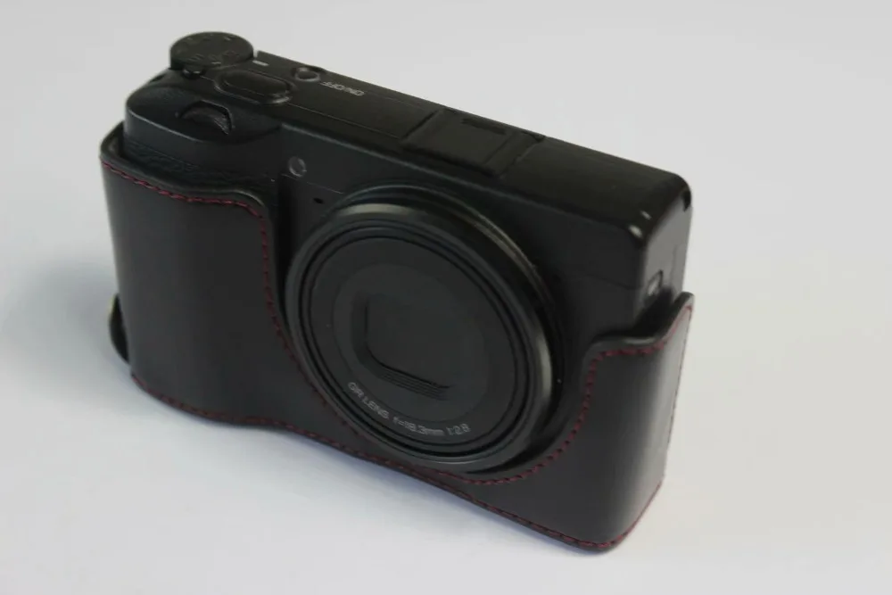 Новейший Модный чехол для камеры Ricoh GRIII GR3 из искусственной кожи с отверстием для батареи