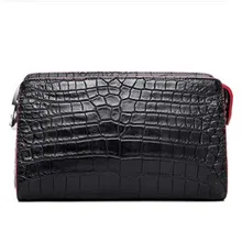 hanlante Genuine Thai crocodile leather hand bag genuine leather wallet large capacity hand bag leather men clutch bag