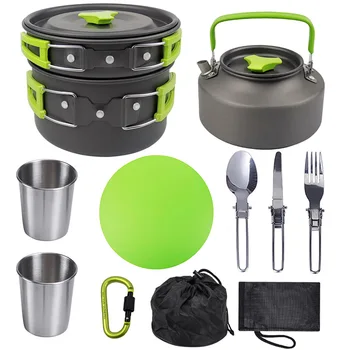 

Pot Set Tableware Set Portable Outdoor Cookware Pot