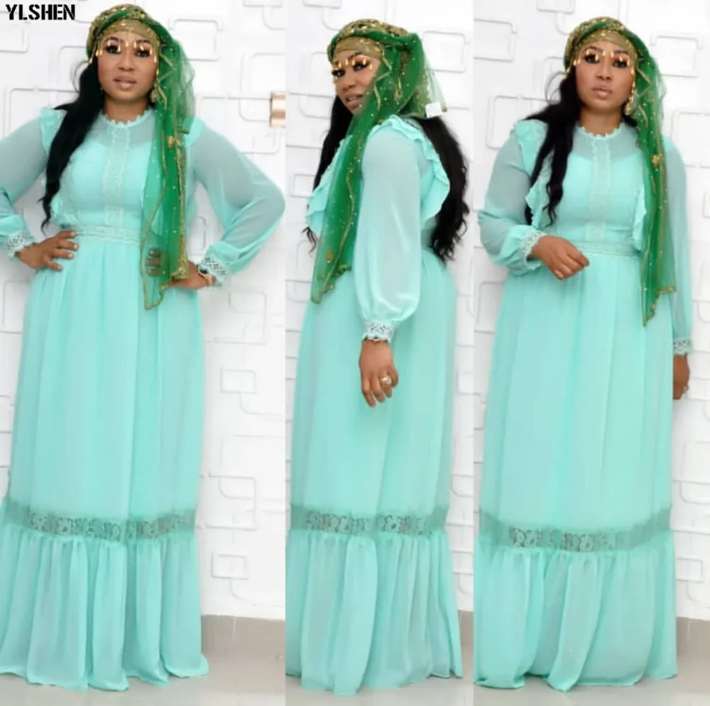 2019 African Maxi Dresses for Women Plus Size Africa Clothing Basin Riche Robe Boubou Africain High Quality Africa Dress Outfit 01