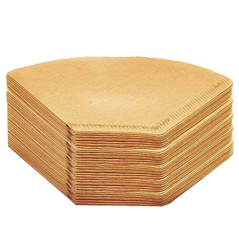 

220 Cone Paper Coffee Filters, Cone Flat Bottom Coffee Drippers Paper,Unbleached Cone Disposable Coffee, pour Over