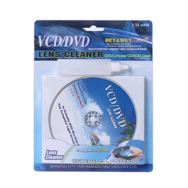 VCD DVD Player Lens Cleaner Dust Dirt Removal Cleaning Fluids Disc Restore Kit Vinyl Records Care Supplies cleaning tools