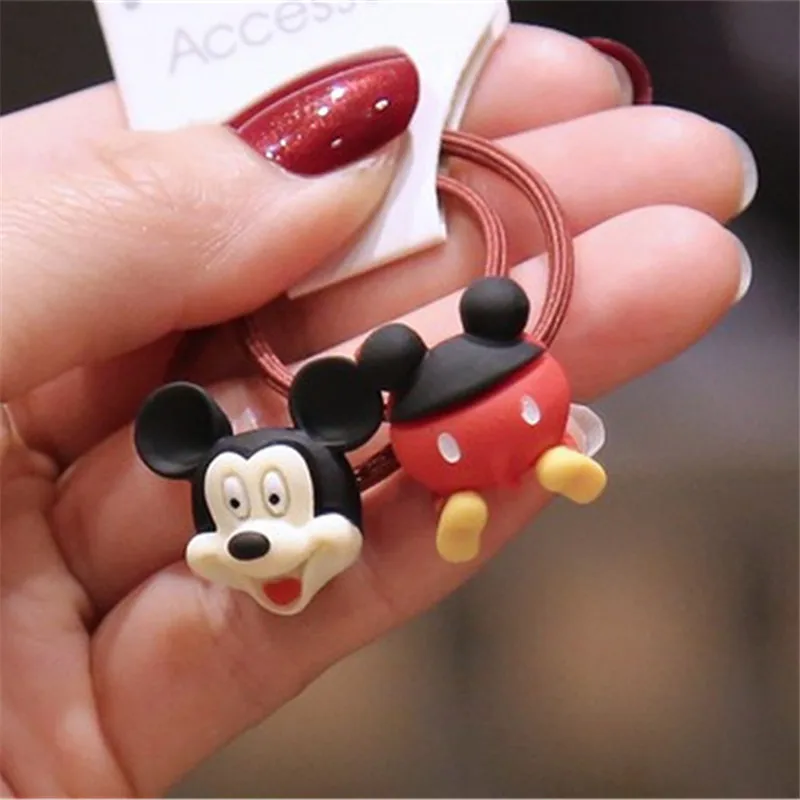 Disney с Микки Маусом Минни Маус Винни пухом для м/ф Пуха и девочек Резинка волос