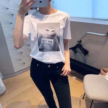 

19 Summer Printing Sunglasses Frog Prince Slim Fit Limited Edition Money T Shirt T11544h 83229