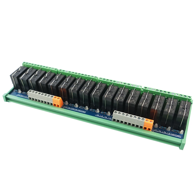 16-канальный 2NO 2NC 8 шпильки 12V 24V DC JQX-115F электромагнитные реле Hongfa триггерный