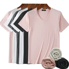 Мужская впитывающая быстросохнущая футболка эластичное компрессионное обтягивающее нижнее белье 95% бамбуковое волокно спортивные ночные крутые футболки мужские