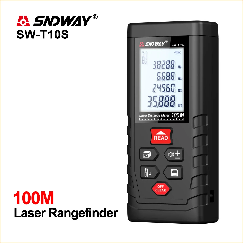 Sndway Telemetro Laser Distance Meter Range Finder Mini Digital Meater Sensore Di Distanza Laser Sw-T4S 40M Di Distanza Del Laser Metri