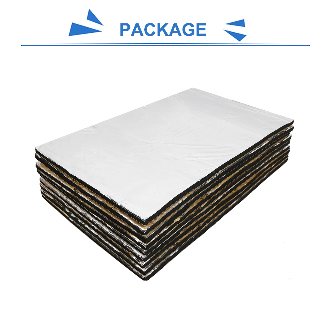 Uxcell 9/12/18/27pcs 50cm*30cm Car Sound Proofing Deadener Mat Heat Noise Insulation Deadening Mat For Hood Engine Sticker
