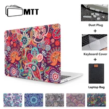 Сумка для ноутбука MTT, чехол для Macbook Air 11 13 Pro 13 15 с сенсорной панелью, чехол с принтом пейсли для macbook 12 дюймов retina, чехол для ноутбука