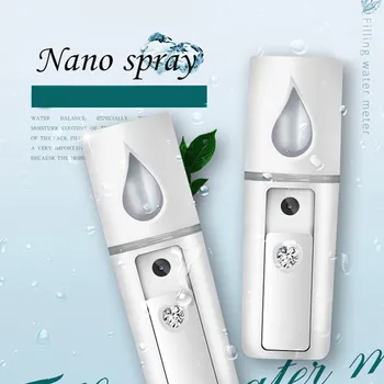 

Rechargeable Portable Nano Mister Facial Steamer Face Spray Bottle Cool Mist Sprayer Moisturizing Beauty Skin Care Tools