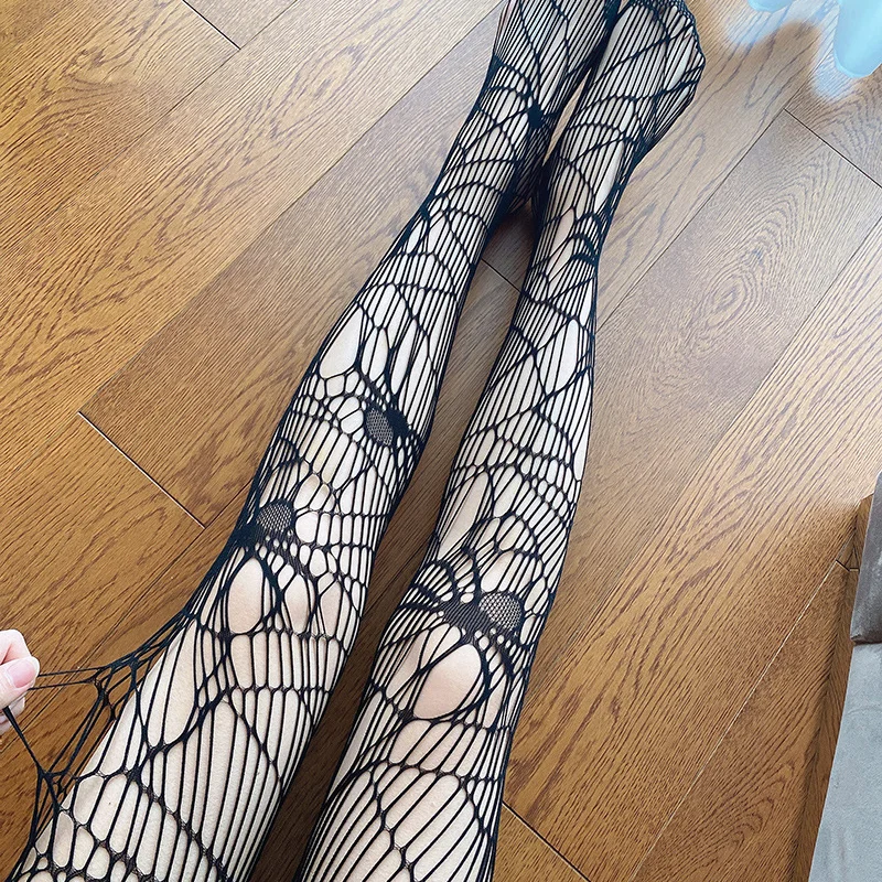 Collants Résille D'Halloween En Toile D'araignée - Mitaines En Dentelle Gants De Sorci Re Gothique Pour Femme Accessoires De Costume D Halloween