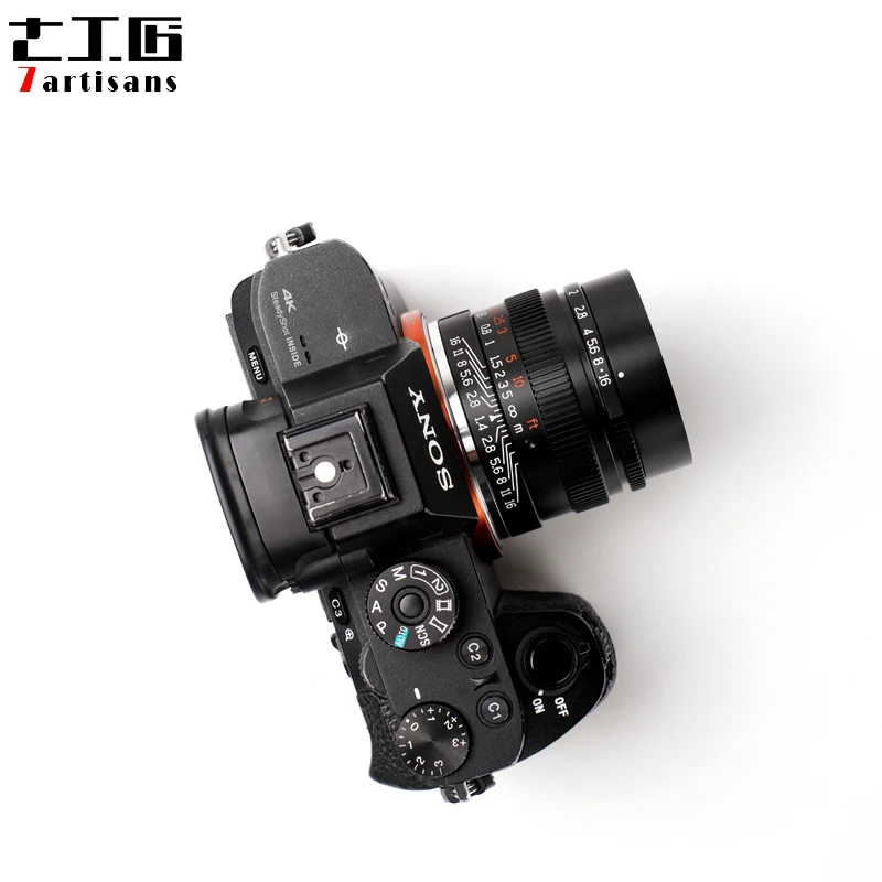 7artisans 35 мм F1.4 широкоугольный объектив полная Рамка Ручной фокус фиксированный объектив для Sony E-mount камер A7 A7II A7R A7RII A7S A6500