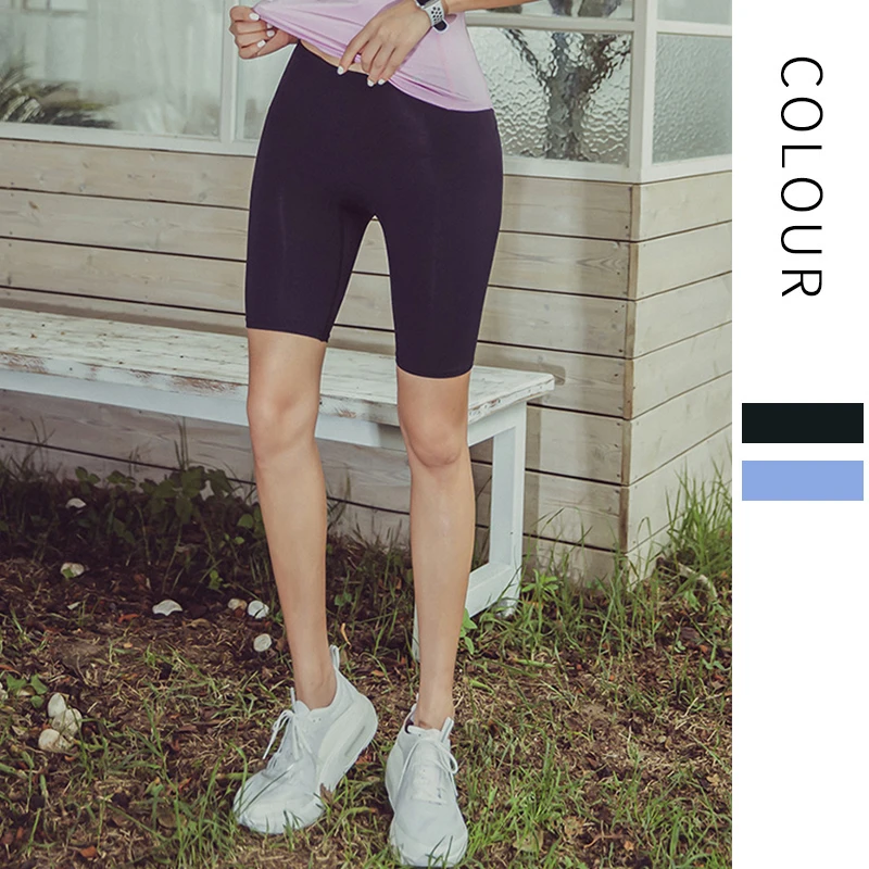 New Yoga Pants Knee Length Double Side Frosted Yoga Tights for Women