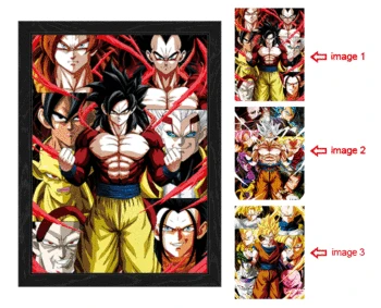 

3D Lenticular Printing Dragon Ball Z Anime 3D Poster 3D Triple Transition [ULTIMATE COMPILATION] Lenticurlar Print Wall Decor