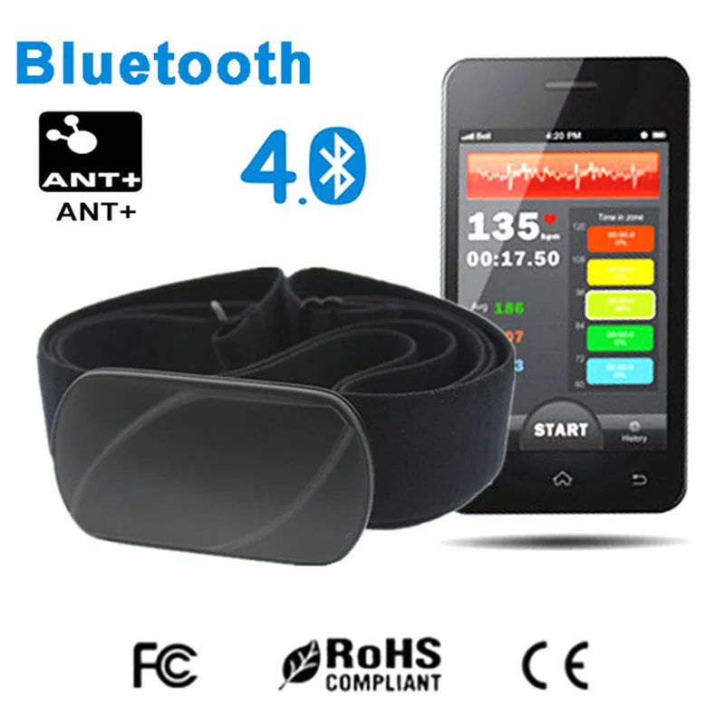 

Heart Rate Meter Sport Training Wahoo Fitness Heart Rate Chest Strap Smart Bluetooth ANT+ Heart Rate Belt Heart Rate Monitor
