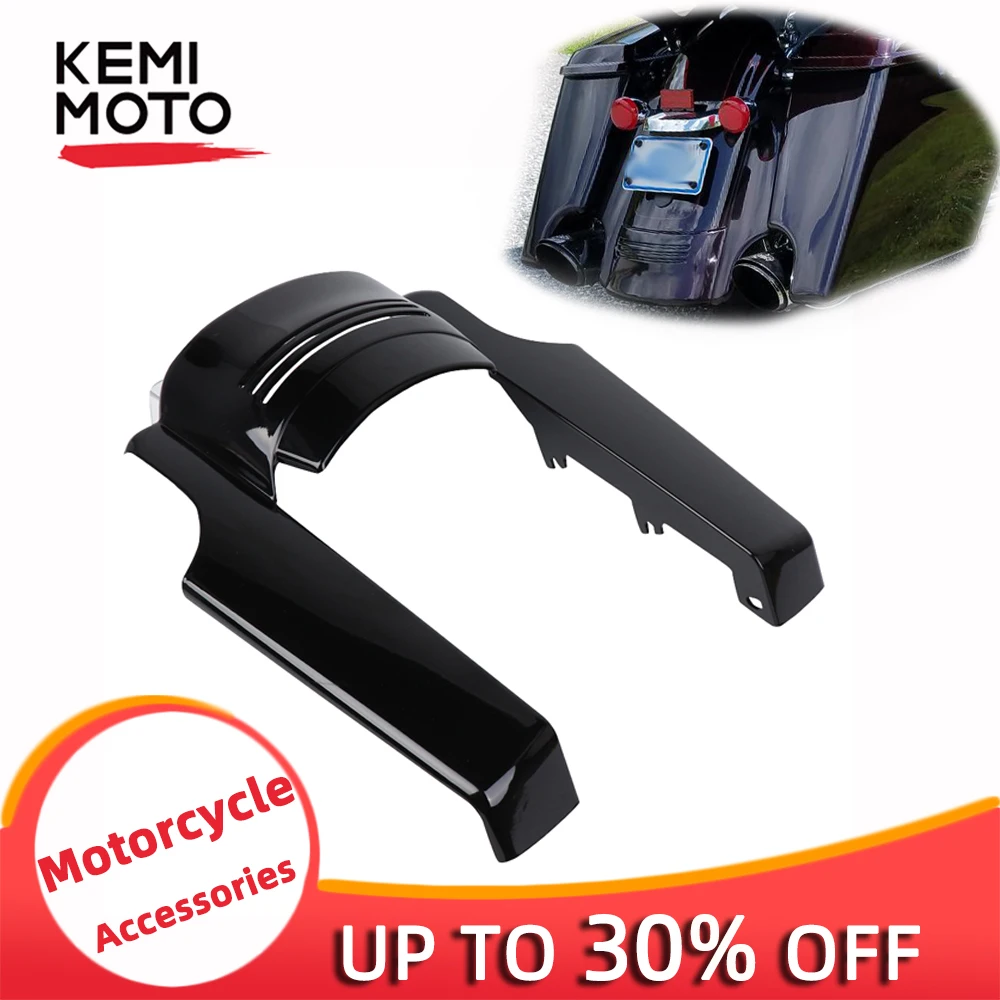 

Motorcycle Mask 5" Stretched Rear Fender Extension Stretched Bag Filler Mudguard For Touring 2014-2018 Street Glide Road King