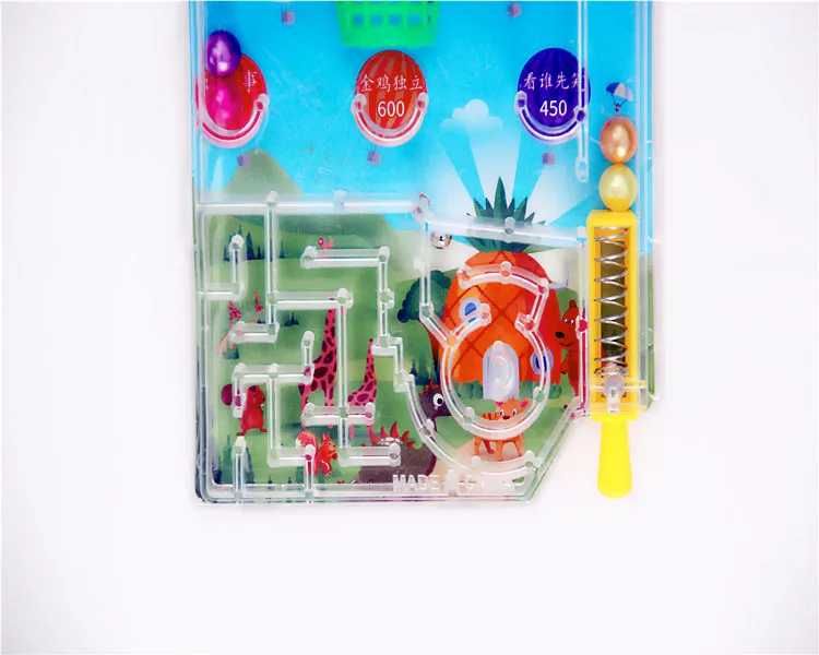 Marble Toy Children Intelligence Maze Roll-on Toy Ejection Plate 4-Creative Fun Parent And Child Interactive Game Console