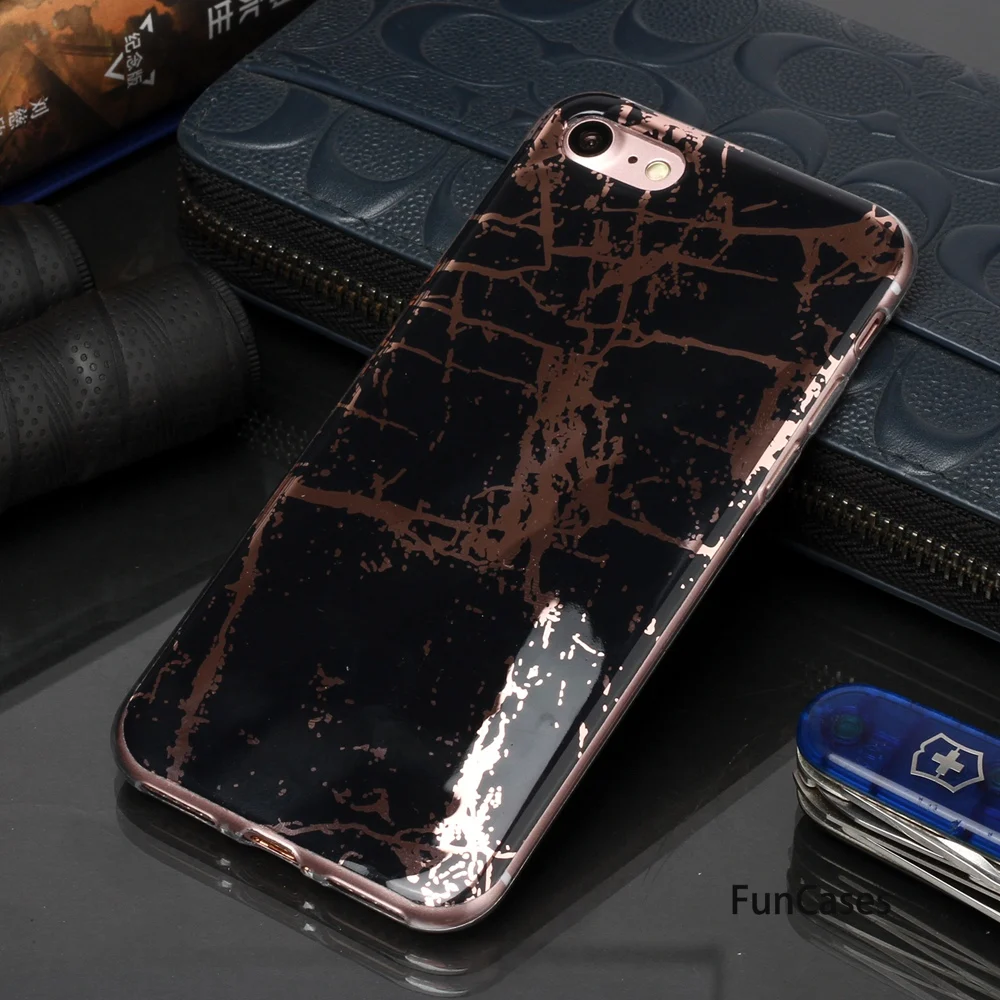 Чехлы для задней панели чехлы iPhone 6 розовое золото мягкий силиконовый чехол