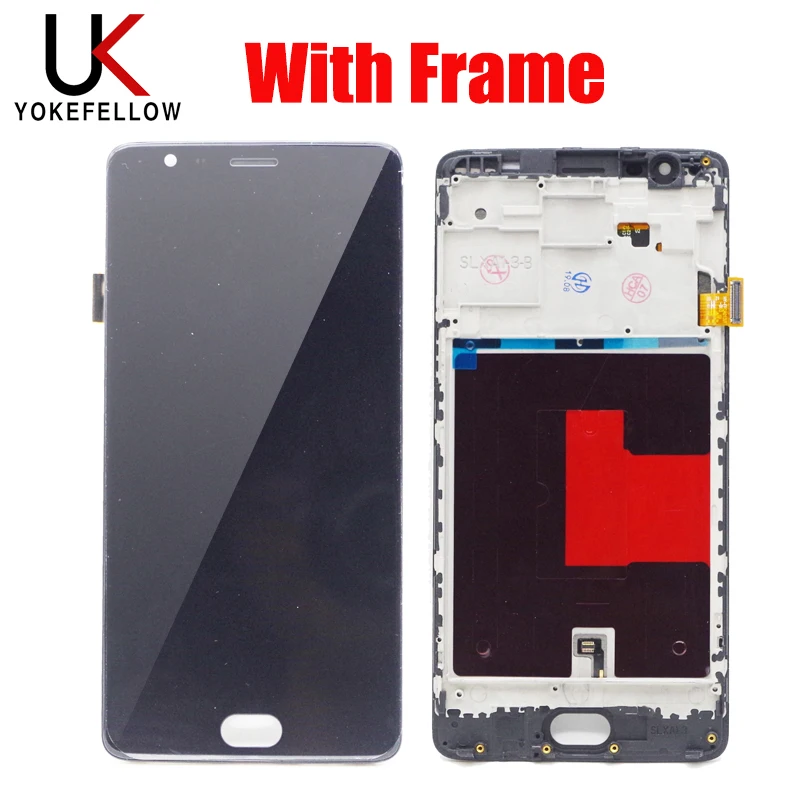 

100% Tested LCD Display For Oneplus 3 3T A3000 LCD Display Screen With Touch Assembly