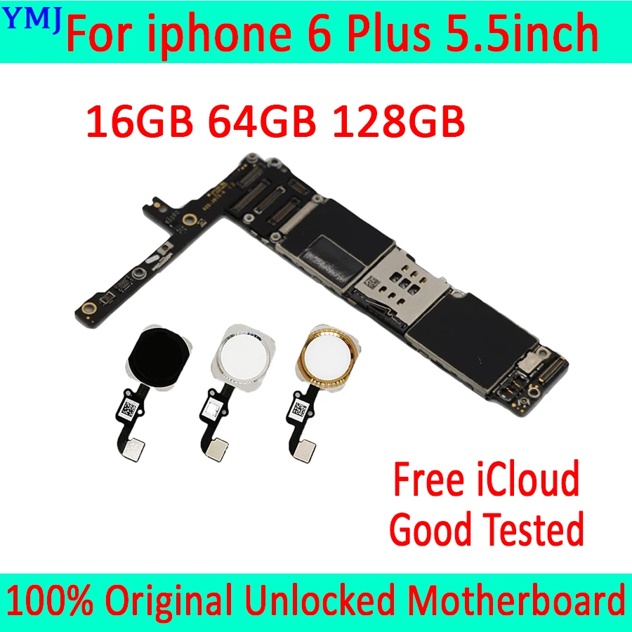 С/без Touch ID для iphone 6 Plus 5 дюймовая материнская плата оригинальная