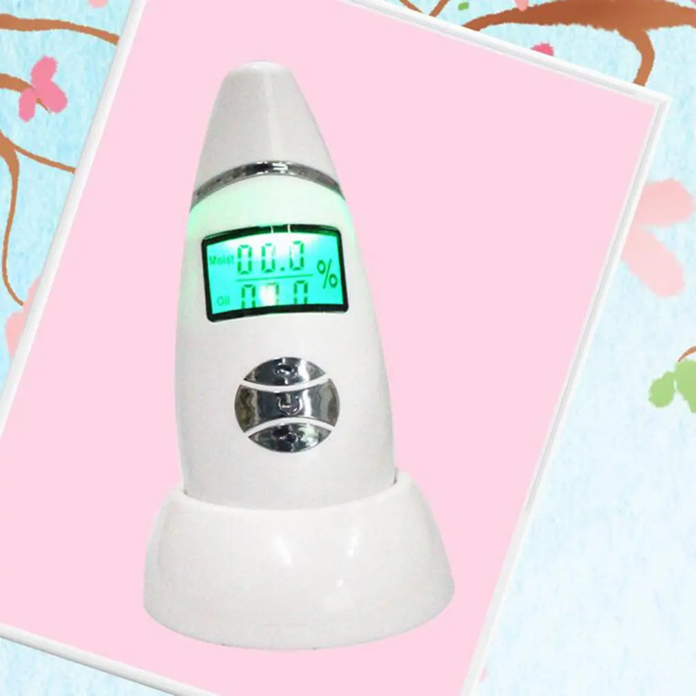 Usb Charging Digital Skin Moisture Oil Tester Mask Fluorescent Detection Pen Skin Care for Traveling Home 1