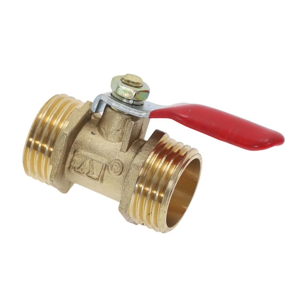 Латунный шаровой клапан 1/8 &quot1/4&quot 3/8 &quot1/2&quot Мужской резьбовой мини запорный