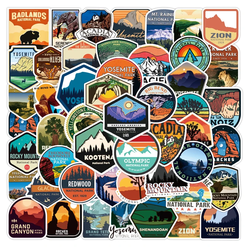 National Park Sticker Pack