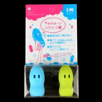 

Travel Portable Toothbrush Head Protective Case Toothbrush Storage Box Silica Gel 6Pcs/Lot Toothbrush Organizer Packing Carton