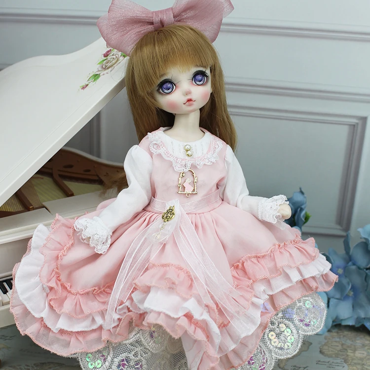 1/3 1/6 1/4 тонкая bjd SD кукольная одежда ретро Лолита платье для 1/3 1/4 1/6 bjd кукольная одежда