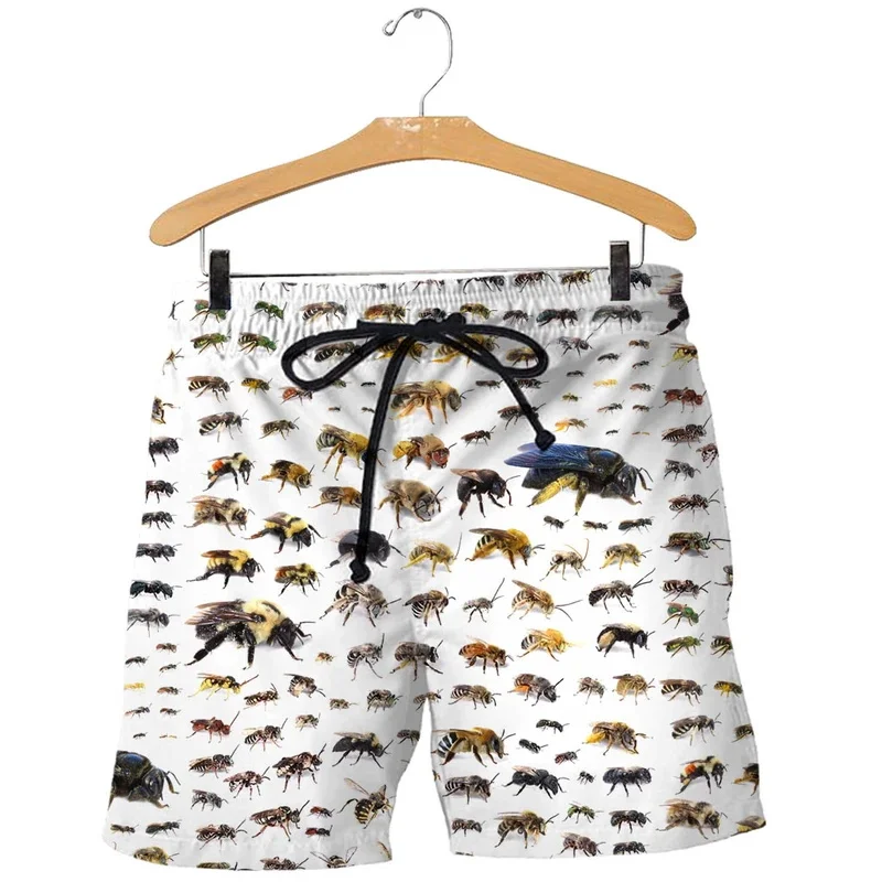 

PLstar Cosmos 2020 New summer Fashion Shorts Animal bee / deer 3D Printed Male/Female streetwear Casual Cool Shorts