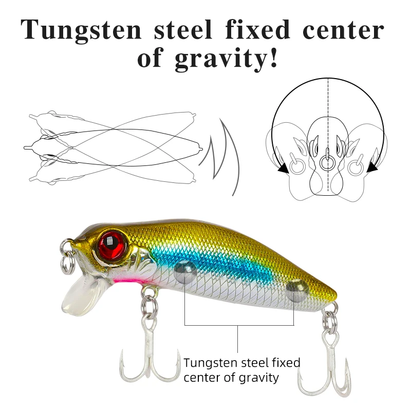 Приманка рыбалки TSURINOYA для мелкого диапазона Minnow DW71 64 мм 6 г Seabass плавающая