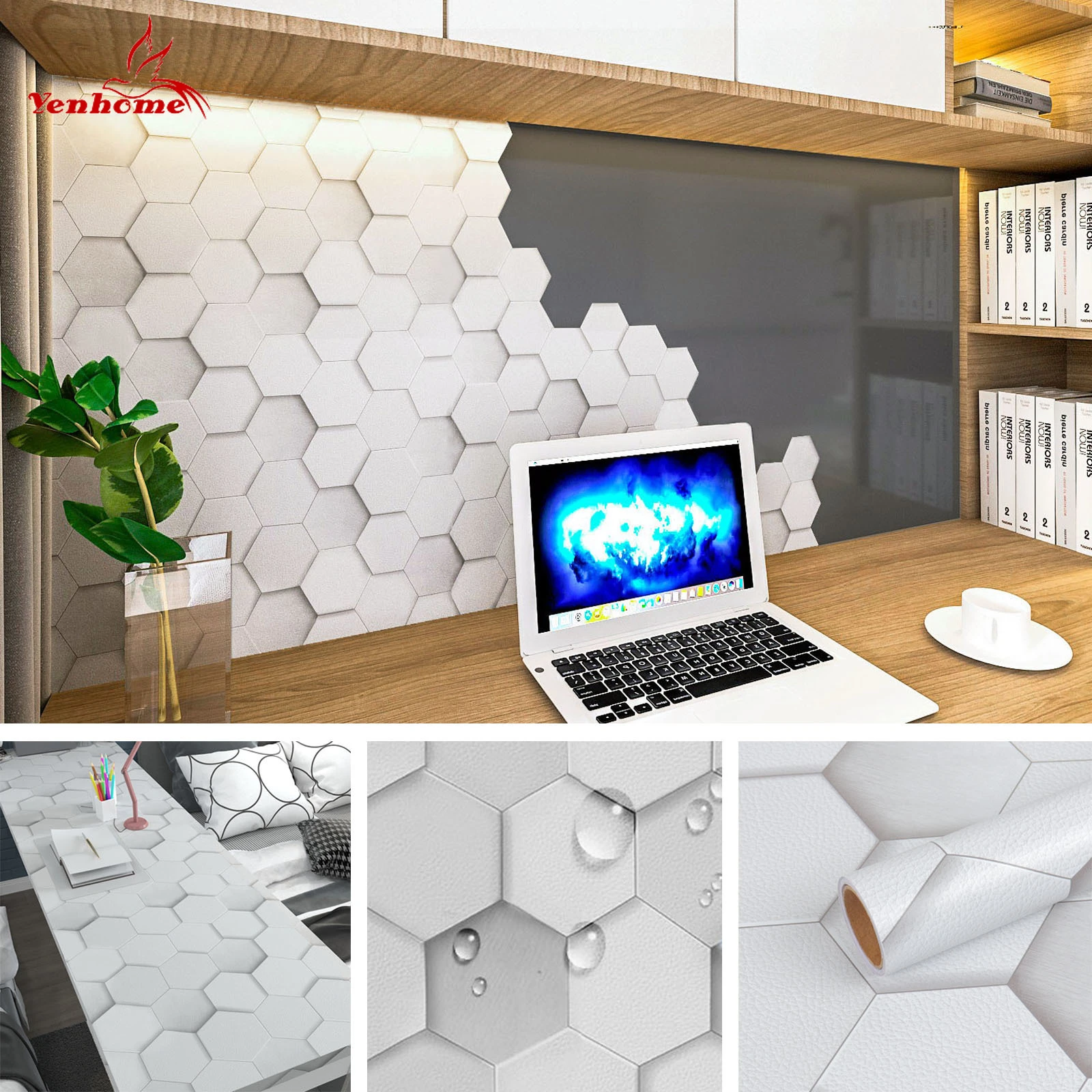 Creative Self Adhesive Desk Wallpaper Peel And Stick