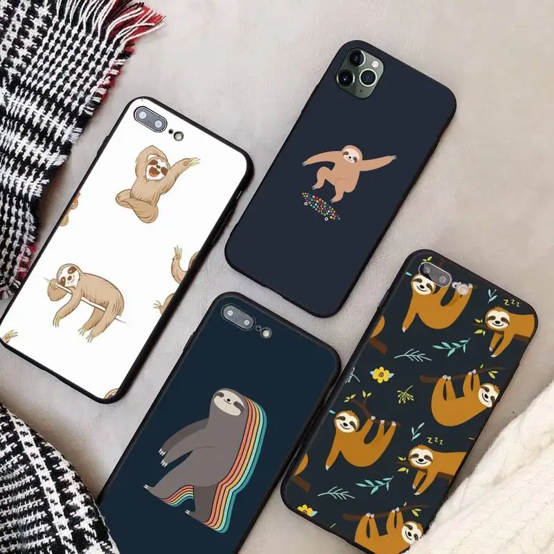 LewisY милый Ленивец DIY чехол для телефона iphone 11 PRO MAX X XS XR 4S 6S 7 8 PLUS SE 2020 | Мобильные