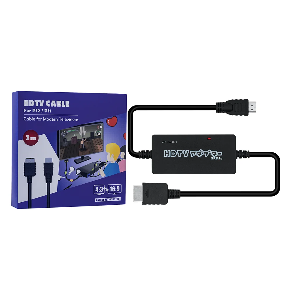 Mcbazel Hdtv Convert Cable Monitor Projector Converter Adapter For Ps/for  Ps2 Game Console Rgb To For Hdmi-compatible 720p - Accessories - AliExpress