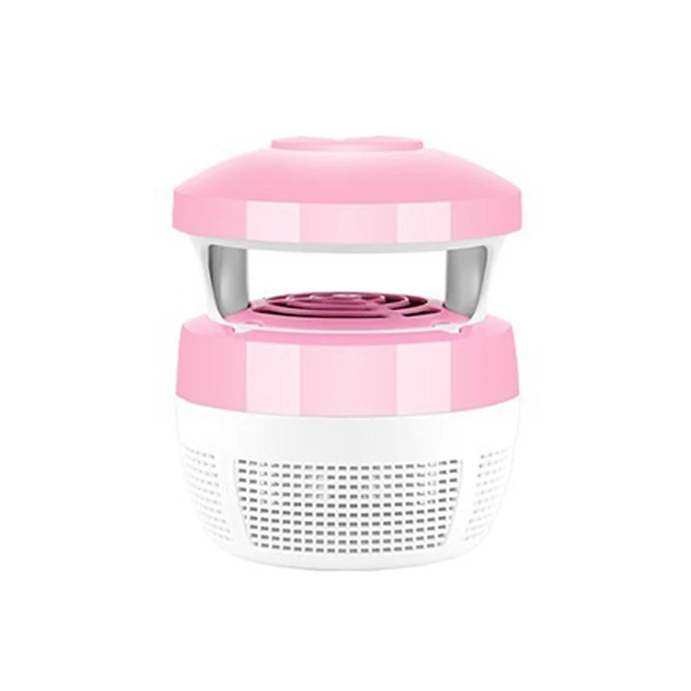 Pink Zapper антимоскитная лампа USB 5 Вт ловушка насекомых вредителей Жук УФ лампа летающие насекомые электрическая Москитная лампа нежная DC5V Voiceless - Цвет: Pink