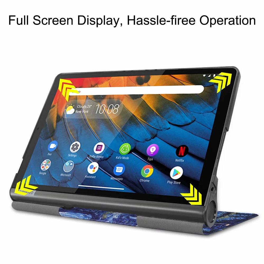 PU Leather Tablet Case for Lenovo Yoga Tab 5 YT X705F X705L X705M tablet case