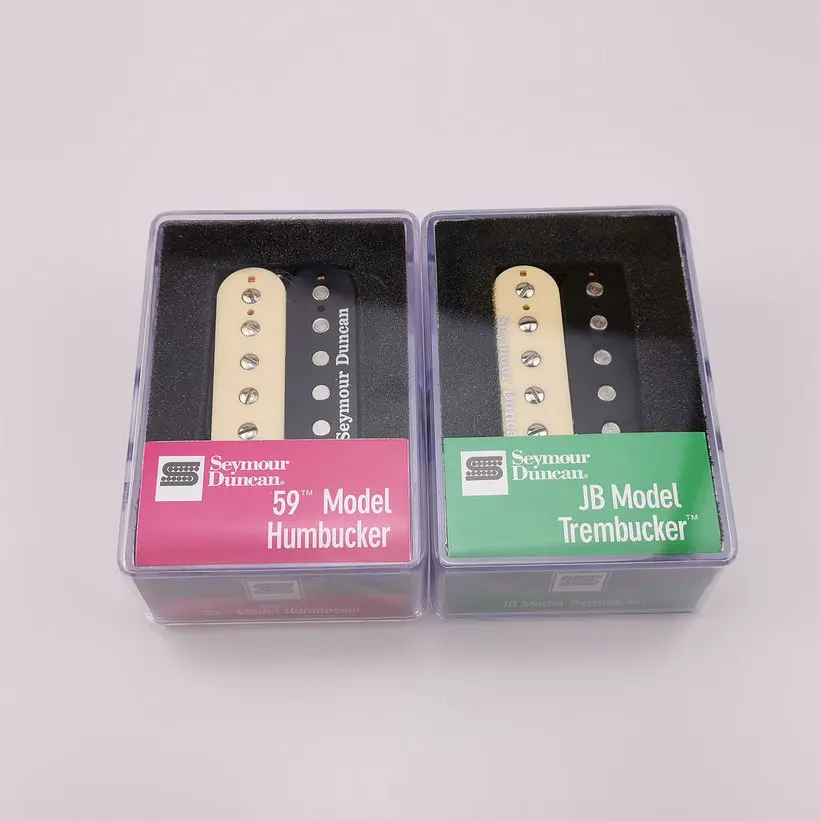 Гитарные пикапы SH1n 59 и SH 4 JB Humbucker Pickup 4C гитарные 1 шт./цвет зебры|Детали аксессуары