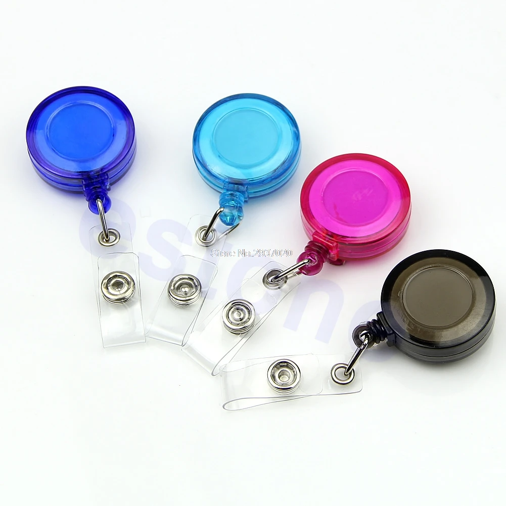 

Retractable Ski Pass ID Card Badge Holder Key Chain Reels Keyring With Clip Au13 19 Droship