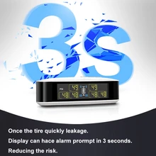 TPMS система контроля давления в шинах монитор в режиме реального времени температура давления в шинах герметичность воздуха 6 противоугонные внешние датчики fo