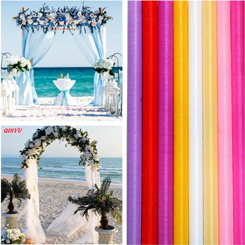 5/8/10m White Sheer Crystal Tulle Roll Spool Wedding Decoration Organza Fabric Tutu Skirt Baby Shower Decor Party Supplies | Дом и сад