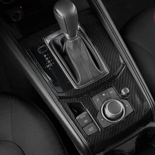 Для Mazda CX 5 CX5 KF 2017 2019 2020 карбоновое волокно коробка переключения