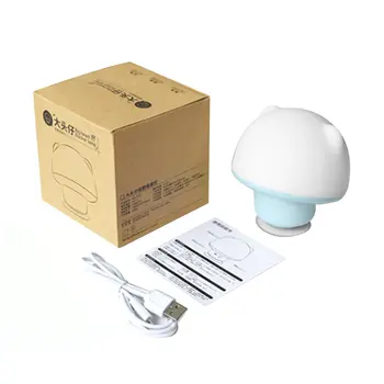 

Colorful Silicone Sucker Lamp LED Night Light Rechargeable Touch Sensor Light Children Cute Adjustable Bedroom Light