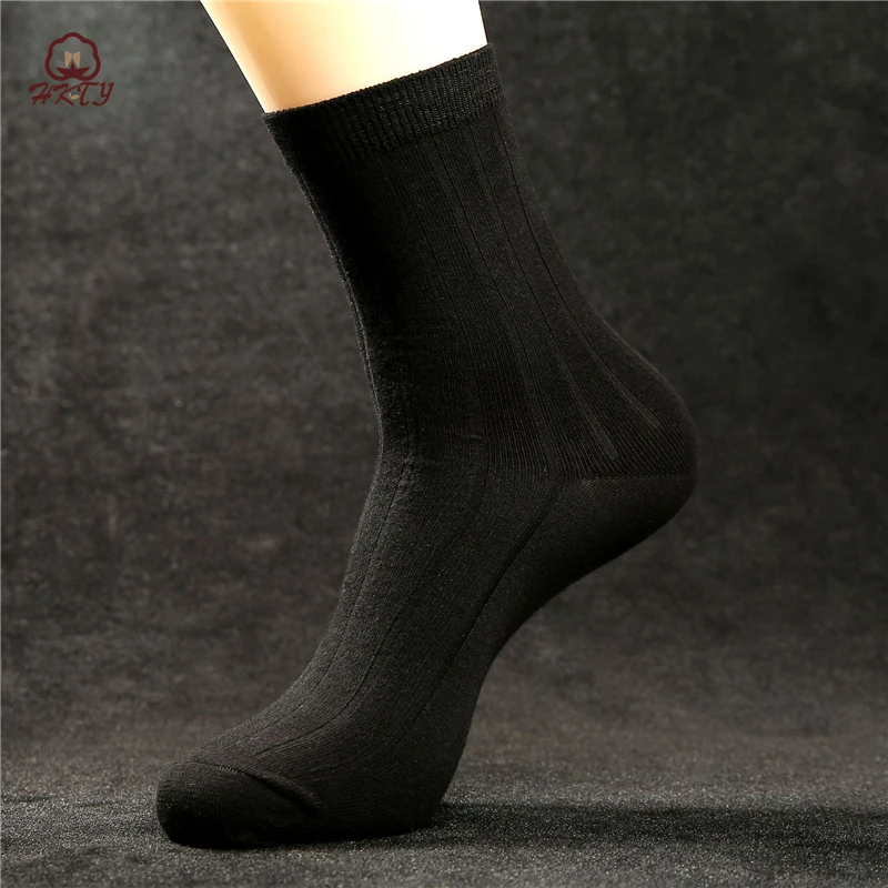 10 пар, мужские носки из чесаного хлопка, дышащие, дезодорирующие, компрессионные носки, мужские, длинные, Большие европейские размеры 38-46