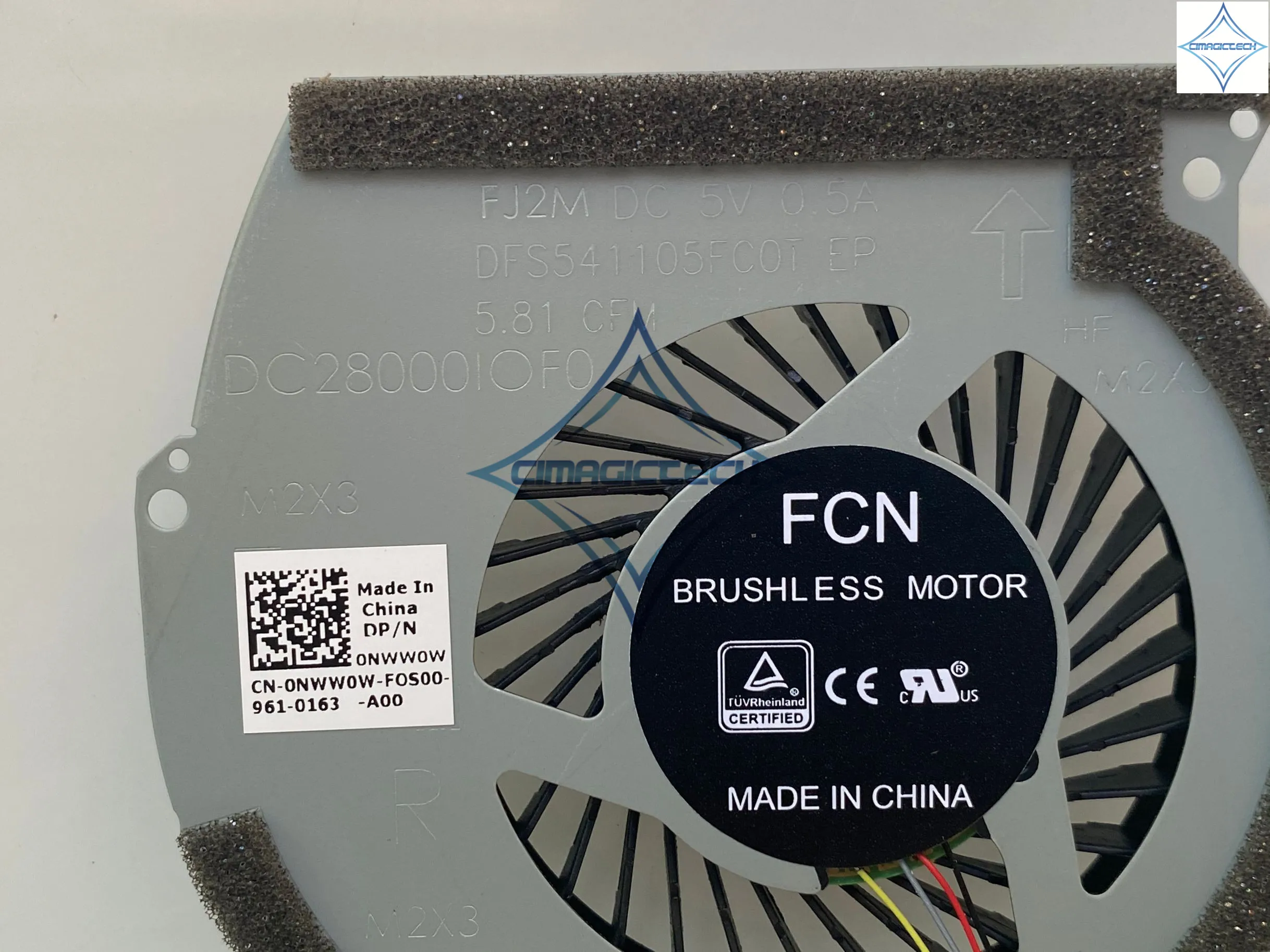 Оригинальный Новый кулер для процессора Dell Inspiron 15R 7566 7567 15 7000 0147x 0NWW0W DC28000IMF0 DC28000IOF0