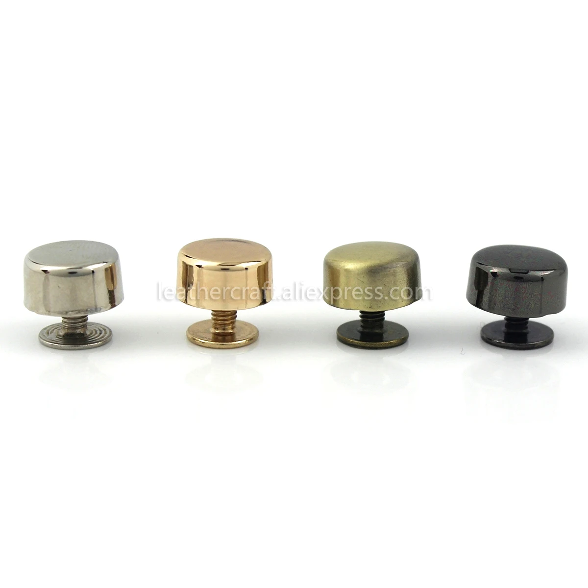 4pcs Metal Screw Back Rivets for Leather Studs Nail Garment Leather Craft Belt Wallet Bag Decoration Hardware 10mm metal rivets,leather rivets,belt strap rivets