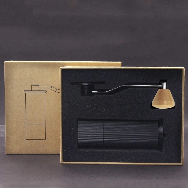 Stainless Steel Portable Manual Coffee Grinder Travel Portable Hand-Washing Italian Coffee Grinder