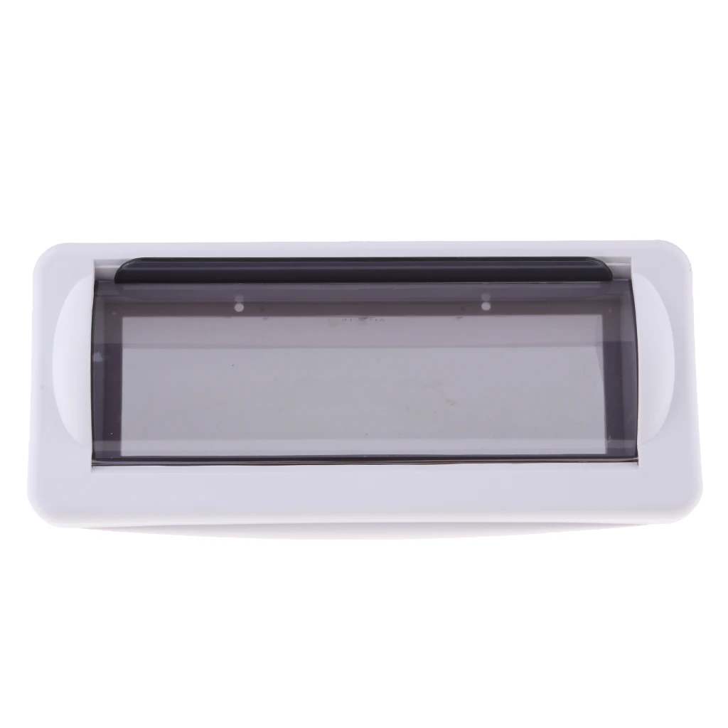 1 Pcs Boat Flush Mount Stereo Cover Housing Radio Splash Guard ABS Waterproof For Marine/Caravan/RV/Yacht Radio CD MP3 DVD Etc
